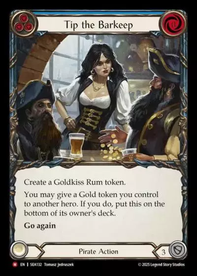 Tip the Barkeep BLUE SEA132 - High Seas - Flesh and blood card