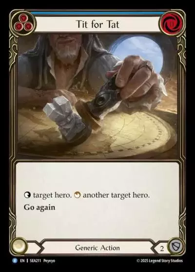 Tit for Tat BLUE SEA211 - High Seas - Flesh and blood card