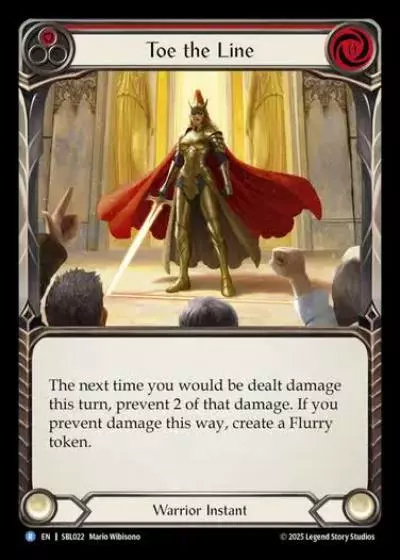 Toe the Line SBL022 - Silver Age Chapter 3 - Boltyn - Flesh and blood card