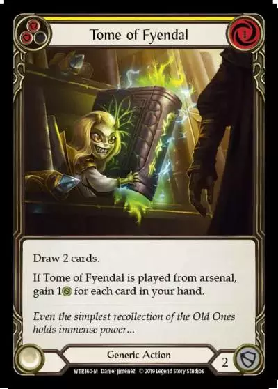 Tome of Fyendal YELLOW WTR160 - Welcome to Rathe - Flesh and blood card