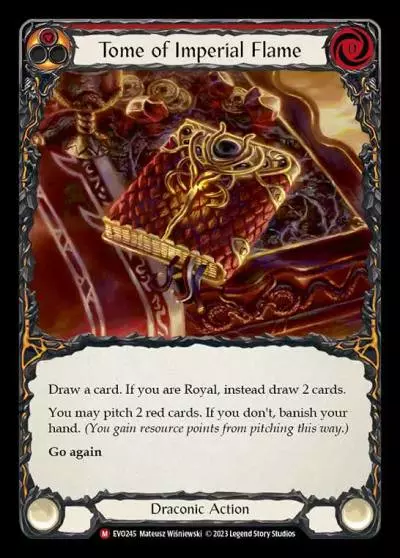 Tome of Imperial Flame RED EVO245 - Bright Lights - Flesh and blood card