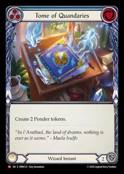Tome of Quandaries OMN133 - Omens of the Third Age - Flesh and blood card