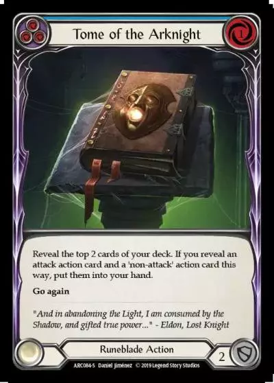 Tome of the Arknight BLUE ARC084 - Arcane Rising - Flesh and blood card