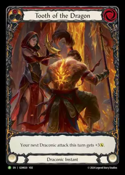 Tooth of the Dragon RED GEM020 - GEM - Pack 1 - Flesh and blood card