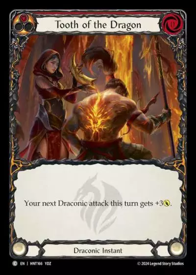 Tooth of the Dragon RED HNT166 - The Hunted - Flesh and blood card