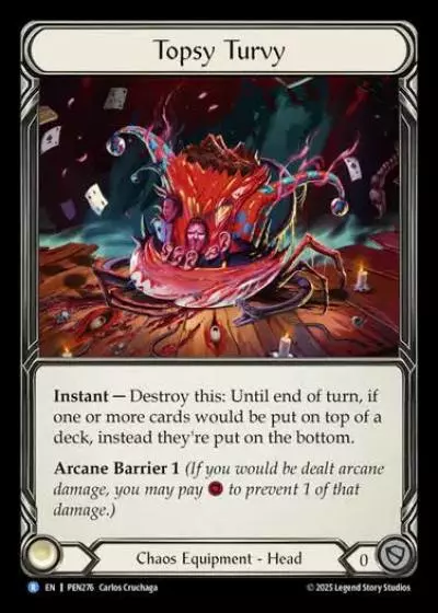Topsy Turvy PEN276 - Compendium of Rathe - Flesh and blood card