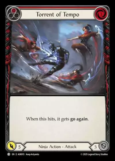 Torrent of Tempo RED ASR015 - Armory Deck - Ira, Scarlet Revenger - Flesh and blood card