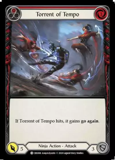 Torrent of Tempo RED I-CRU069 - Ira Welcome Deck (2020) - Flesh and blood card