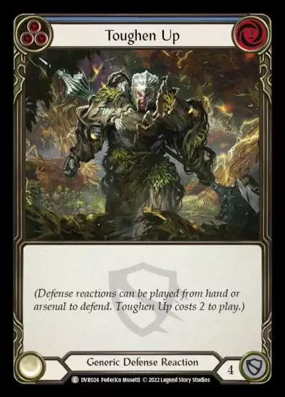 Toughen Up BLUE DVR024 - Classic Battles: Rhinar vs Dorinthea - Flesh and blood card