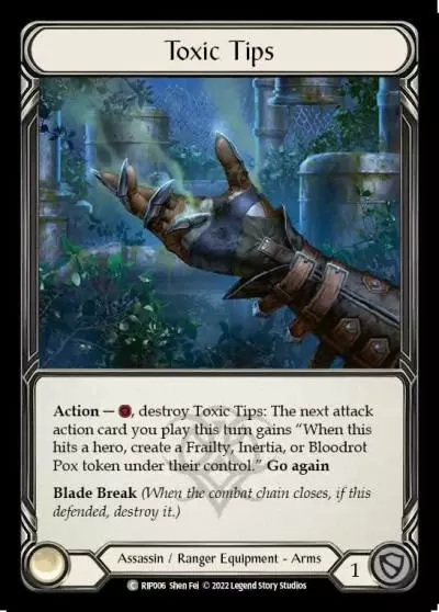 Toxic Tips RIP006 - Riptide - Blitz Deck - Flesh and blood card