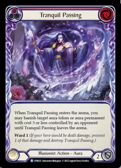 Tranquil Passing RED DYN221 - Dynasty - Flesh and blood card