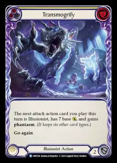 Transmogrify YELLOW UPR156 - Uprising - Flesh and blood card