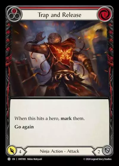 Trap and Release RED HNT095 - The Hunted - Flesh and blood card