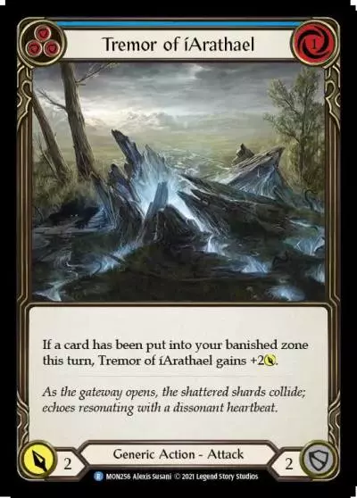 Tremor of íArathael BLUE MON256 - Monarch - Flesh and blood card