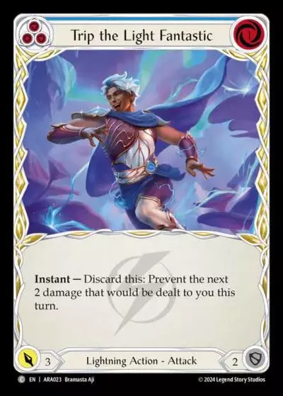 Trip the Light Fantastic BLUE AUA023 - Rosetta Blitz Deck - Aurora - Flesh and blood card