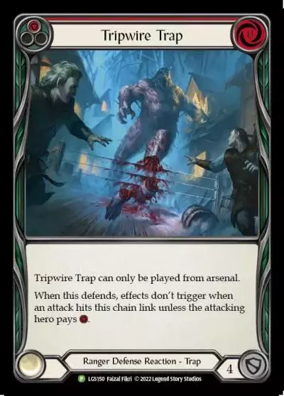 Tripwire Trap RED LGS150-RF - Organized Play Support - Outsiders Traps - Flesh and blood card