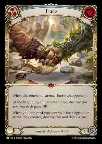Truce ANQ025 - Compendium of Rathe - Antiquity Pack - Flesh and blood card
