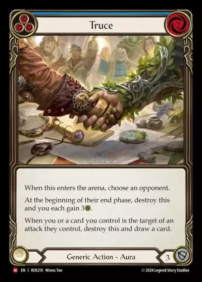 Truce BLUE ROS219 - Rosetta - Flesh and blood card