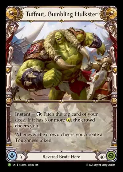 Tuffnut, Bumbling Hulkster HER146-ARF - Calling - Super Slam - Flesh and blood card