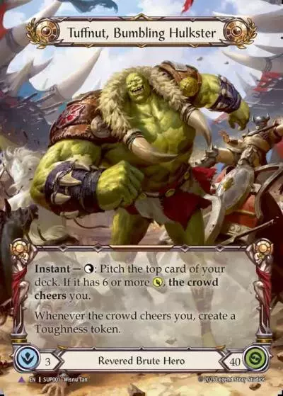 Tuffnut, Bumbling Hulkster SUP001-MV - Super Slam - Flesh and blood card