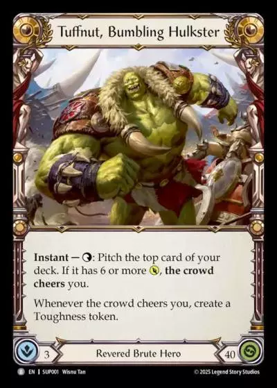 Tuffnut, Bumbling Hulkster SUP001 - Super Slam - Flesh and blood card