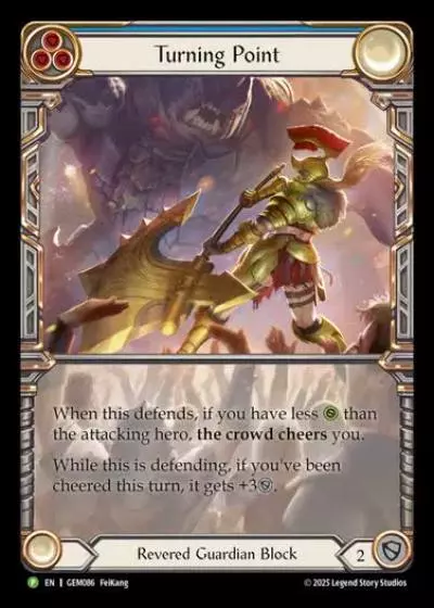 Turning Point GEM086 - GEM - Pack 3 - Flesh and blood card