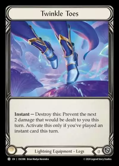 Twinkle Toes OSC006 - Rosetta Blitz Deck - Oscilio - Flesh and blood card