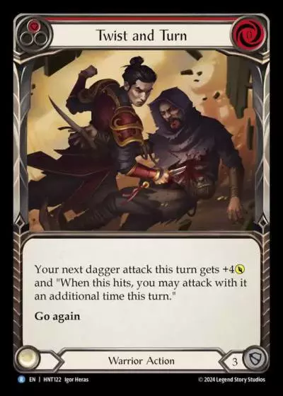 Twist and Turn RED HNT122 - The Hunted - Flesh and blood card