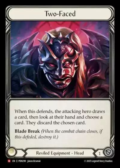 Two-Faced PEN299 - Compendium of Rathe - Flesh and blood card