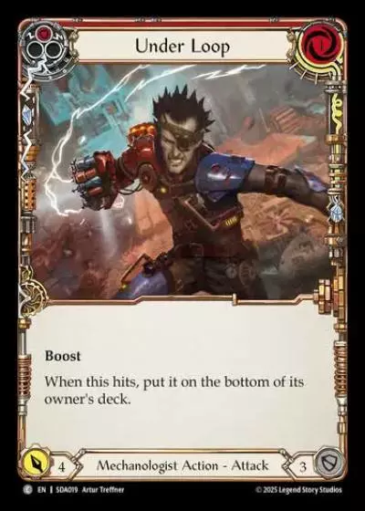 Under Loop SDA019 - Silver Age Chapter 1 - Dash - Flesh and blood card