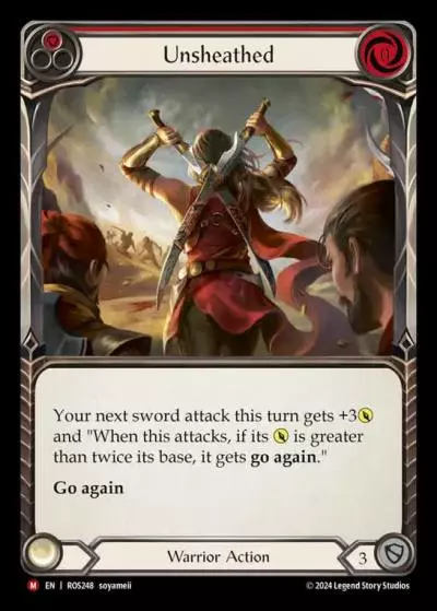 Unsheathed RED ROS248 - Rosetta - Flesh and blood card