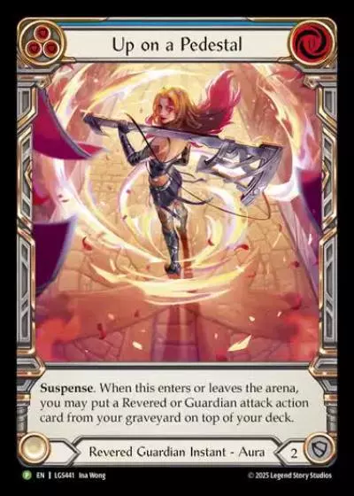 Up on a Pedestal LGS441-CF - Marketing - Black Friday 2025 - Flesh and blood card
