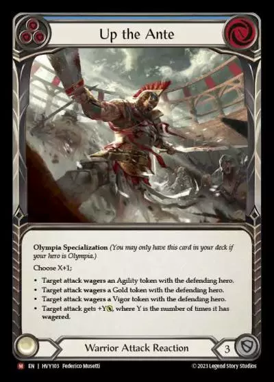 Up the Ante BLUE HVY103 - Heavy Hitters - Flesh and blood card