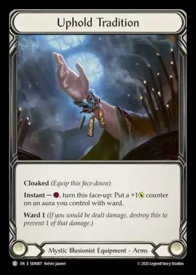 Uphold Tradition SEN007 - Silver Age Chapter 2 - Enigma - Flesh and blood card