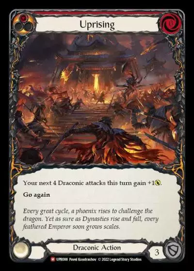Uprising RED UPR088 - Uprising - Flesh and blood card