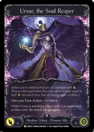 Ursur, the Soul Reaper FAB022-CF - Armory - Season 4 - Flesh and blood card