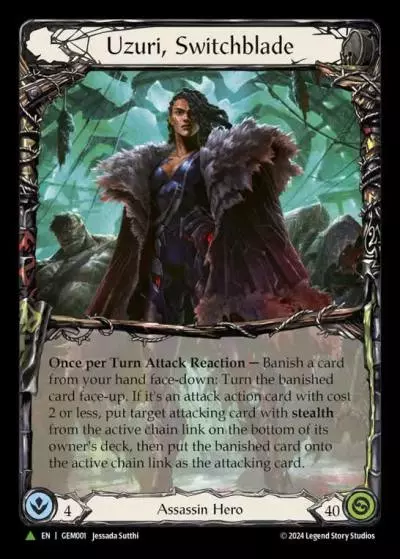 Uzuri, Switchblade GEM001-CF - GEM - Pack 1 - Flesh and blood card