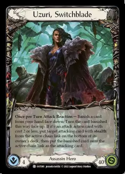 Uzuri, Switchblade OUT001 - Outsiders - Flesh and blood card