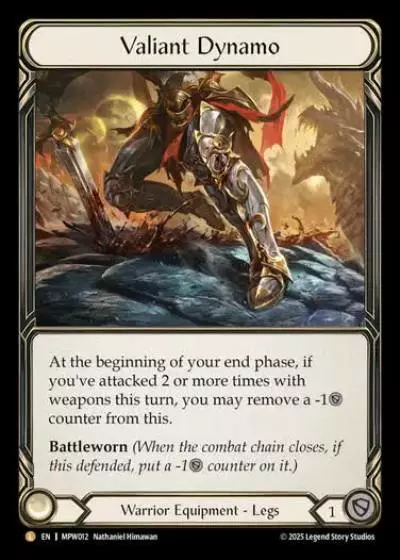 Valiant Dynamo MPW012-RF - Mastery Pack Warrior - Flesh and blood card