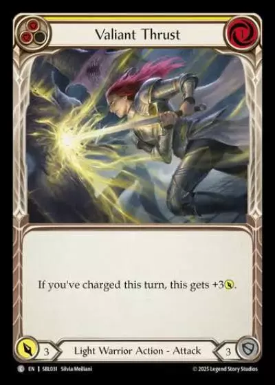 Valiant Thrust SBL031 - Silver Age Chapter 3 - Boltyn - Flesh and blood card