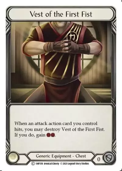 Vest of the First Fist 1HP356 - History Pack 1 - Flesh and blood card