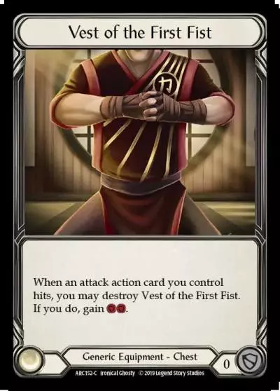 Vest of the First Fist ARC152 - Arcane Rising - Flesh and blood card