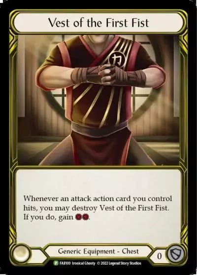 Vest of the First Fist FAB100-GF - ProQuest - Season 3 - Flesh and blood card