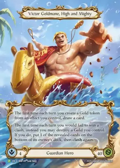 Victor Goldmane, High and Mighty HER145-RF - Pro Tour - Singapore 2025 - Flesh and blood card