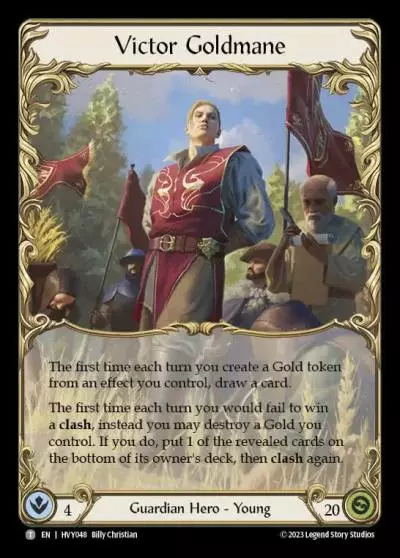 Victor Goldmane HVY048 - Heavy Hitters - Flesh and blood card