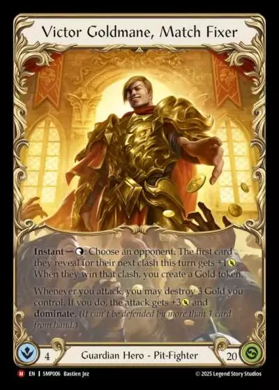 Victor Goldmane, Match Fixer SMP006 - Smash Palace - Flesh and blood card