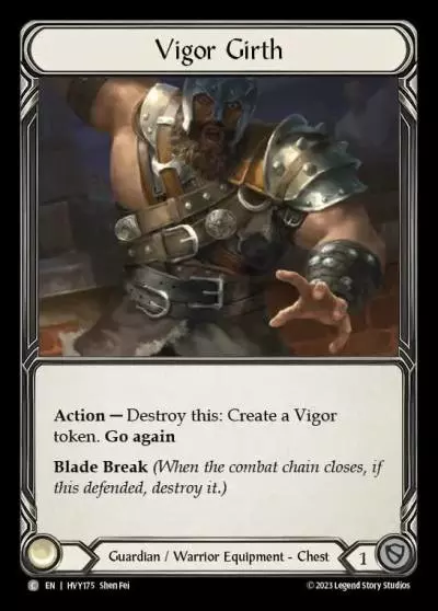Vigor Girth HVY175 - Heavy Hitters - Flesh and blood card