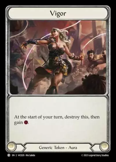 Vigor VIC029 - Victor - Heavy Hitters Blitz Deck - Flesh and blood card