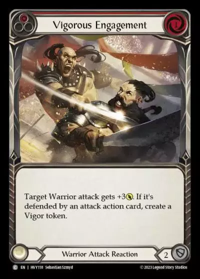 Vigorous Engagement RED HVY118 - Heavy Hitters - Flesh and blood card