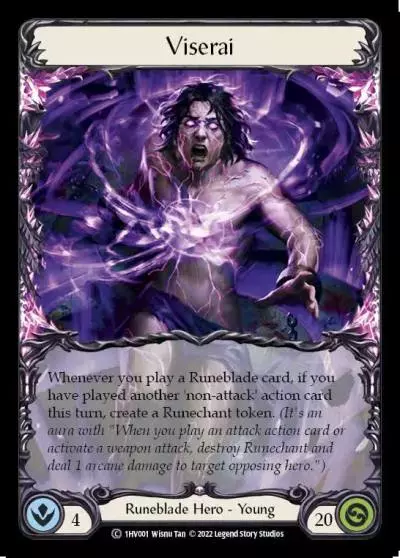 Viserai 1HV001 - Viserai - Blitz Deck - Flesh and blood card